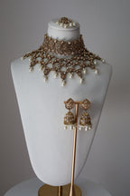 Kundan Gold Pearl Bridal Set