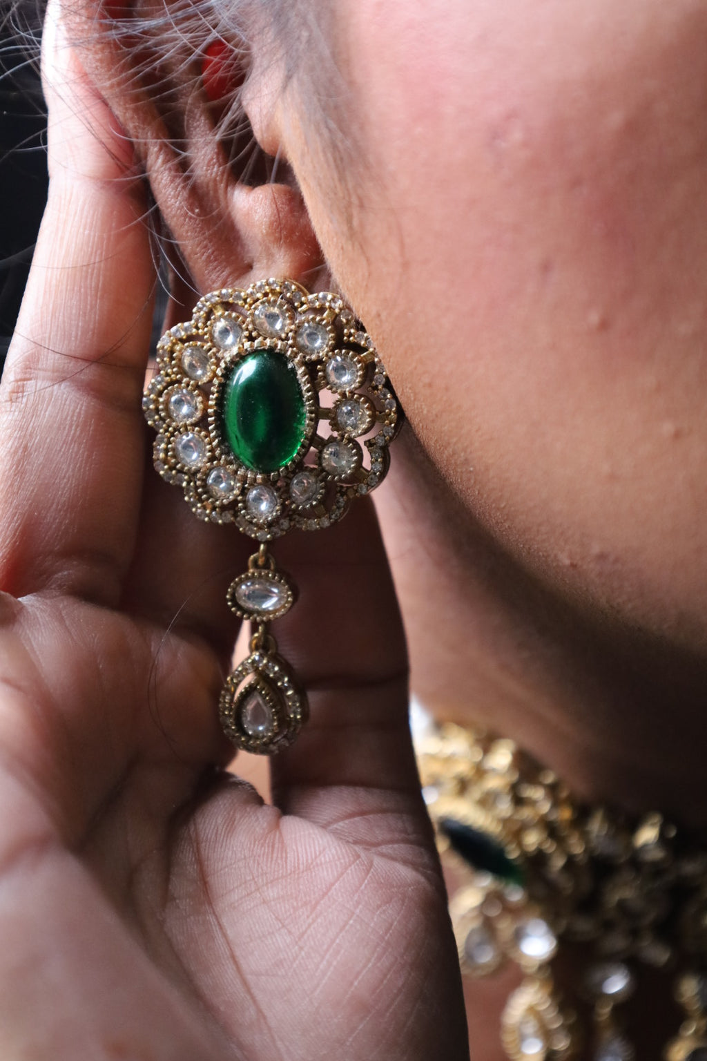Emerald Royale Statement Choker Necklace