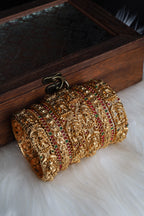 Antique Amman Temple Bangle Set