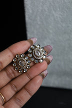 2 Layer White Stone Necklace