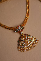 Impon Ruby & Green Necklace