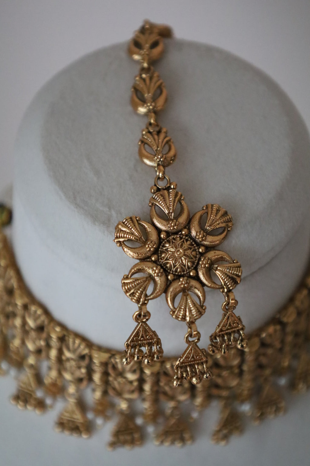 Kashmiri Choker & Rajwadi Necklace Style Combo