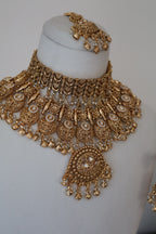 Kashmiri Choker & Rajwadi Necklace Style Combo