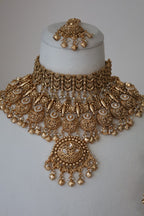 Kashmiri Choker & Rajwadi Necklace Style Combo