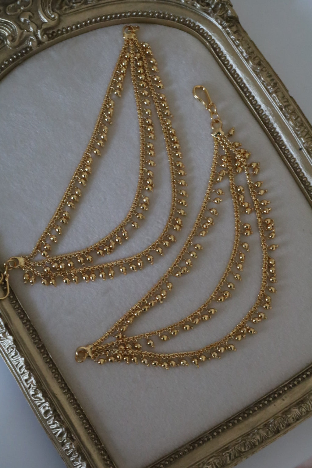 3-Layer Pearl Earchain