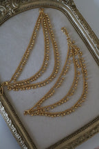 3-Layer Pearl Earchain