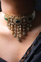 Emerald Royale Statement Choker Necklace