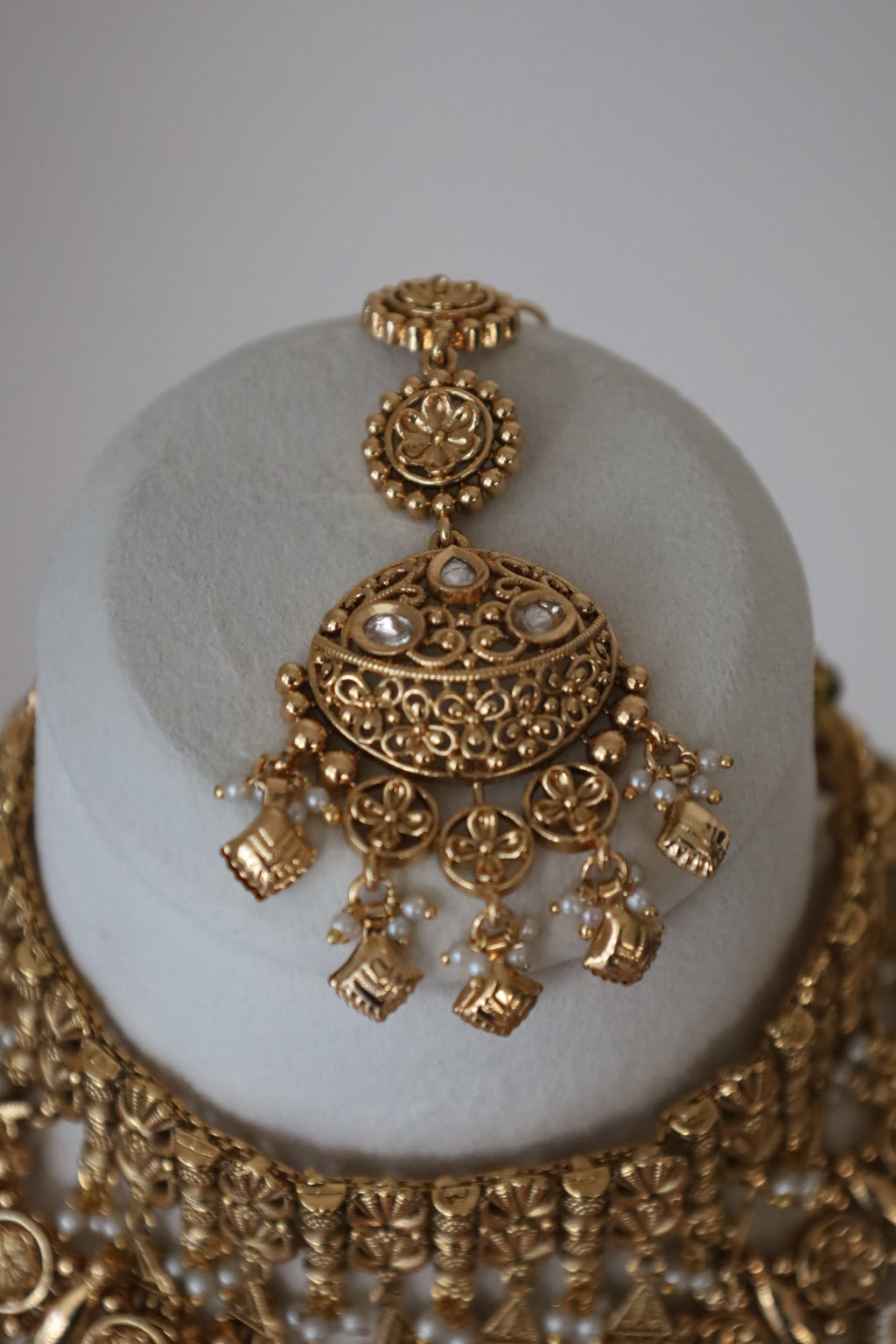 Kashmiri Choker & Rajwadi Necklace Style Combo