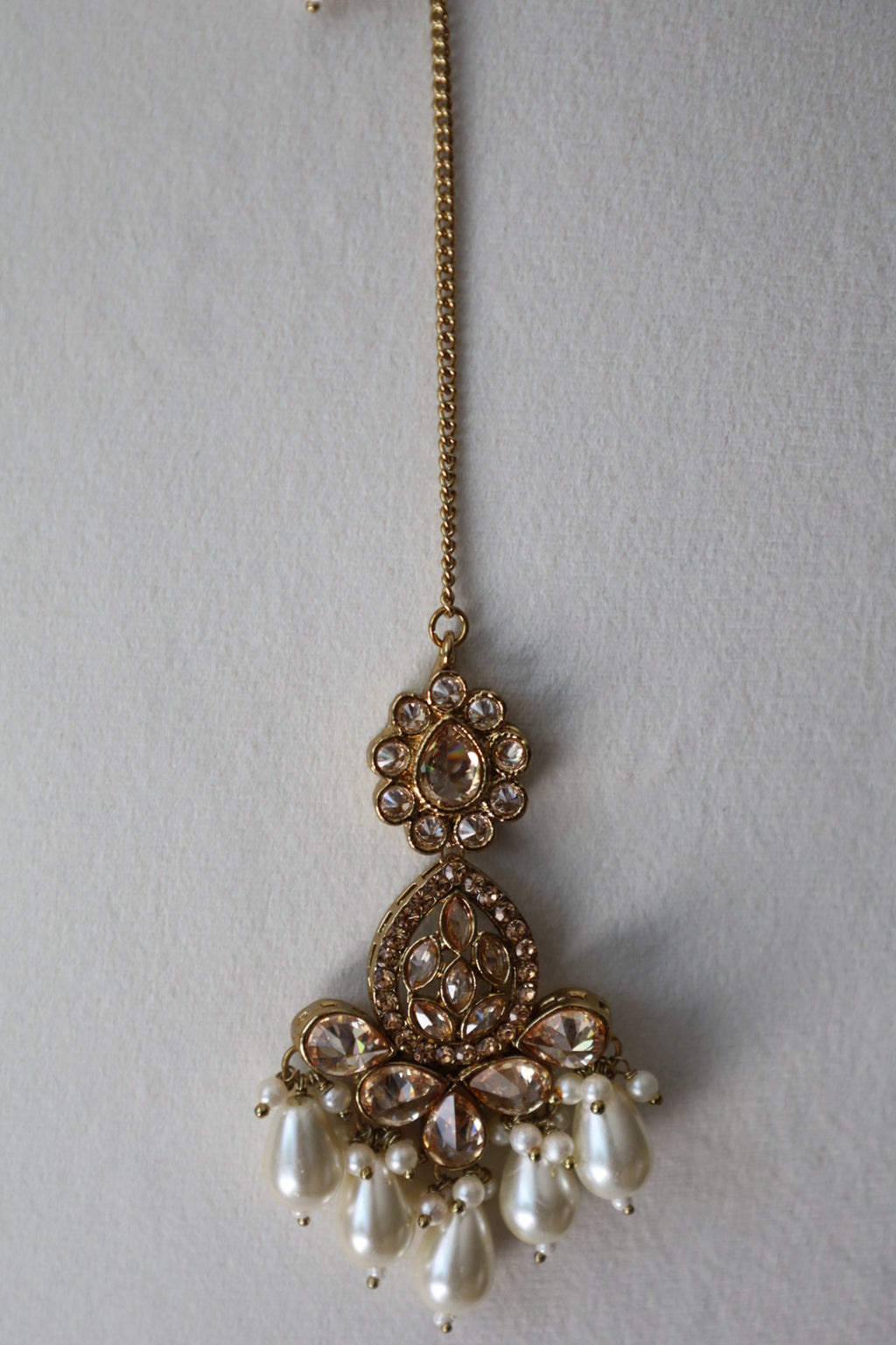 Kundan Gold Pearl Bridal Set