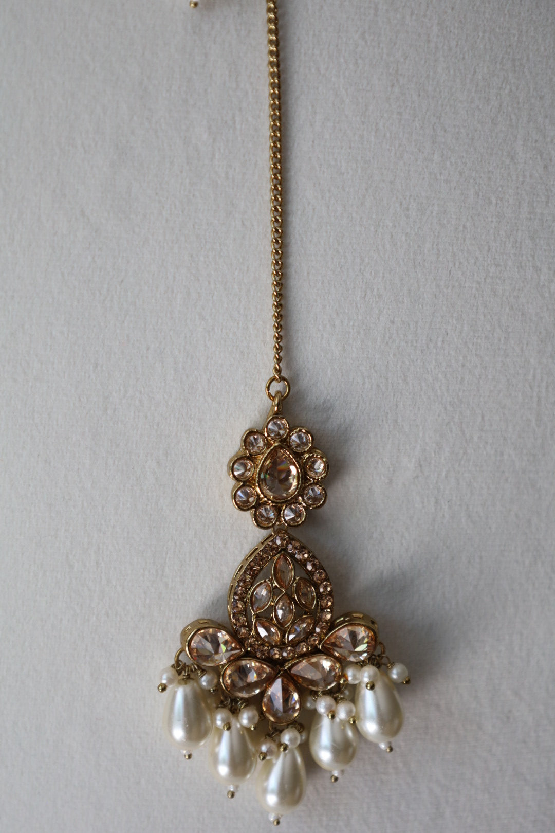 Kundan Gold Pearl Bridal Set