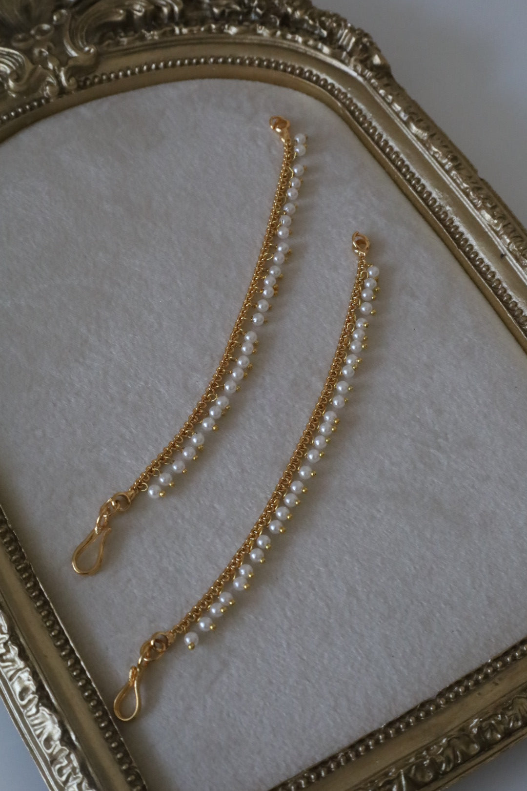 1 Layer Pearl Earchain