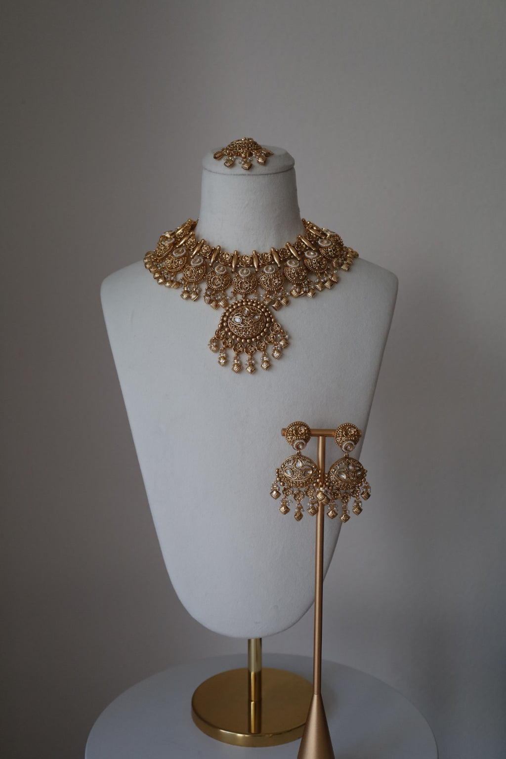 Kashmiri Choker & Rajwadi Necklace Style Combo