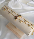 Pearl Thamarai Anklets