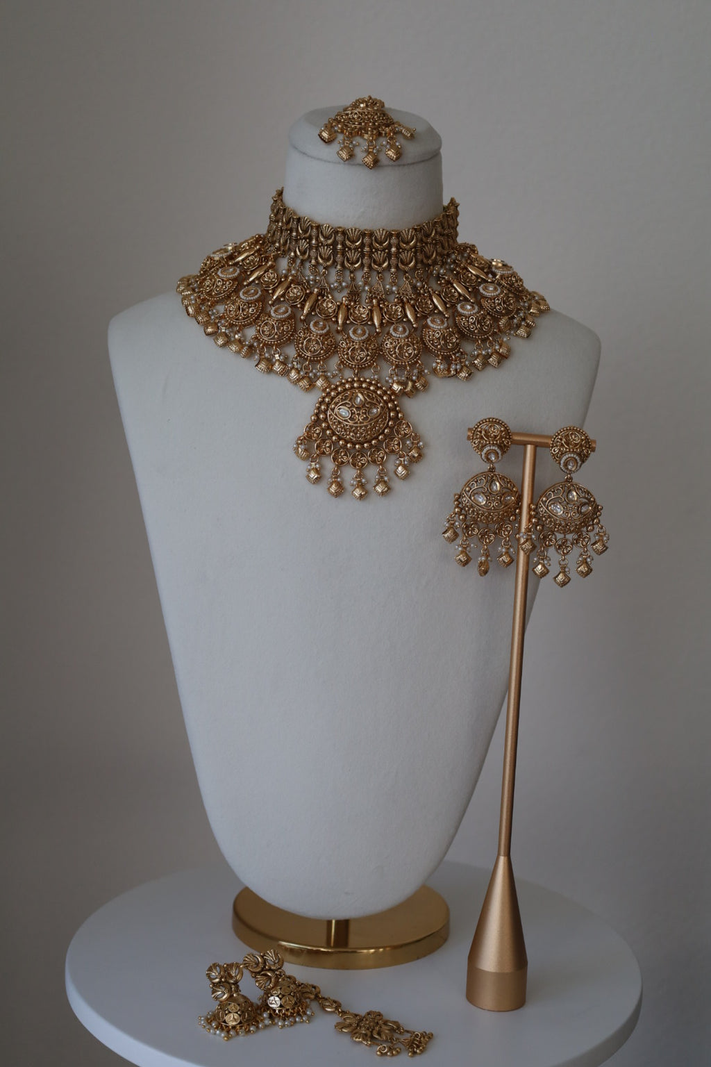 Kashmiri Choker & Rajwadi Necklace Style Combo