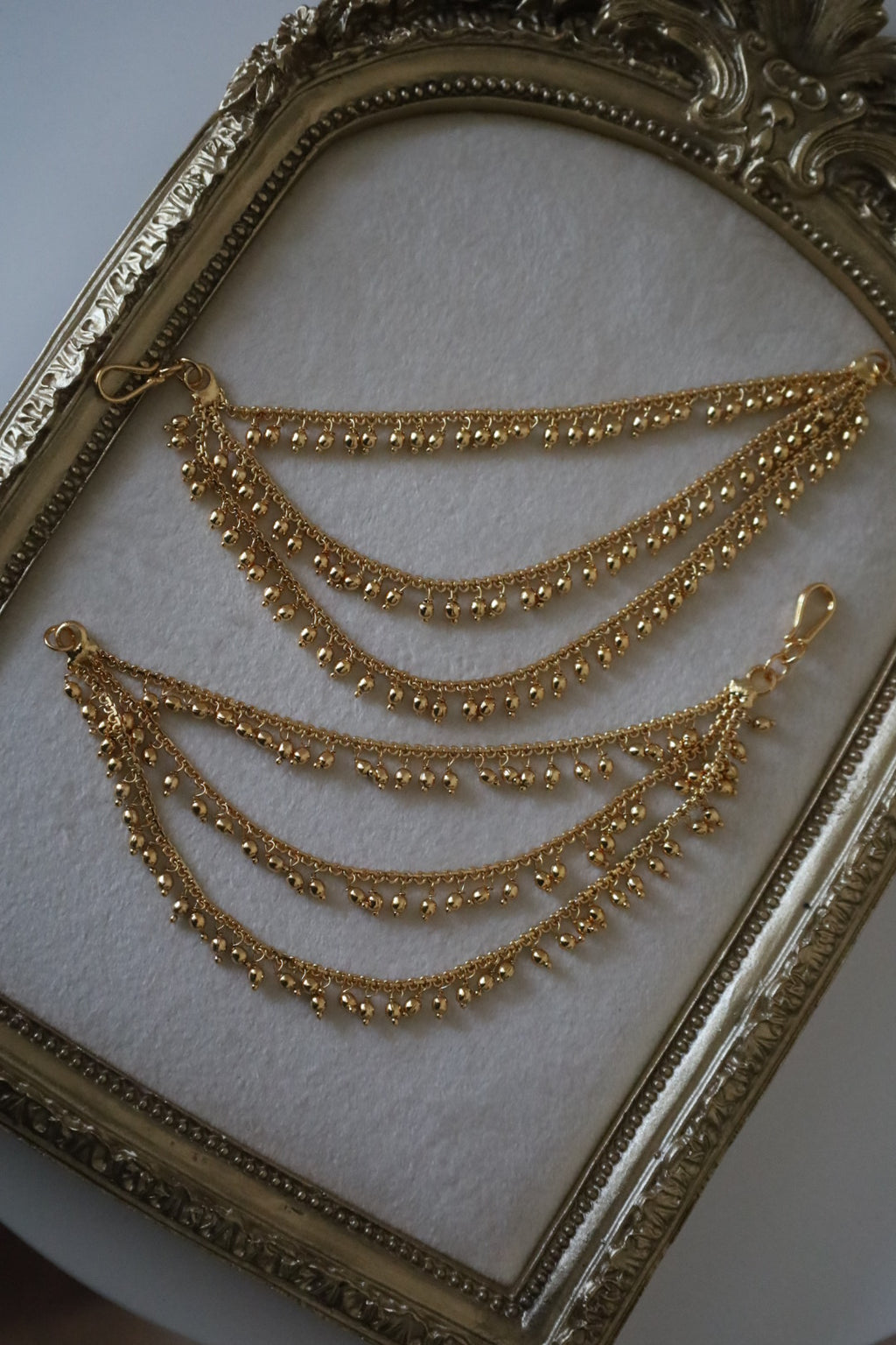 3-Layer Pearl Earchain