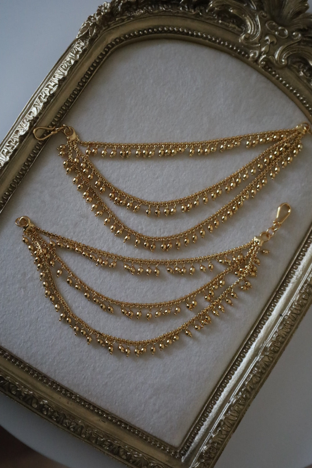 3-Layer Pearl Earchain