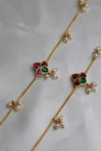 Pearl Thamarai Anklets