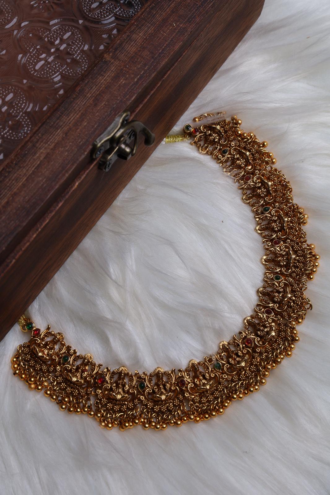 Antique Nagas Lakshmi Necklace