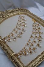3 Layer Pearl Earchain