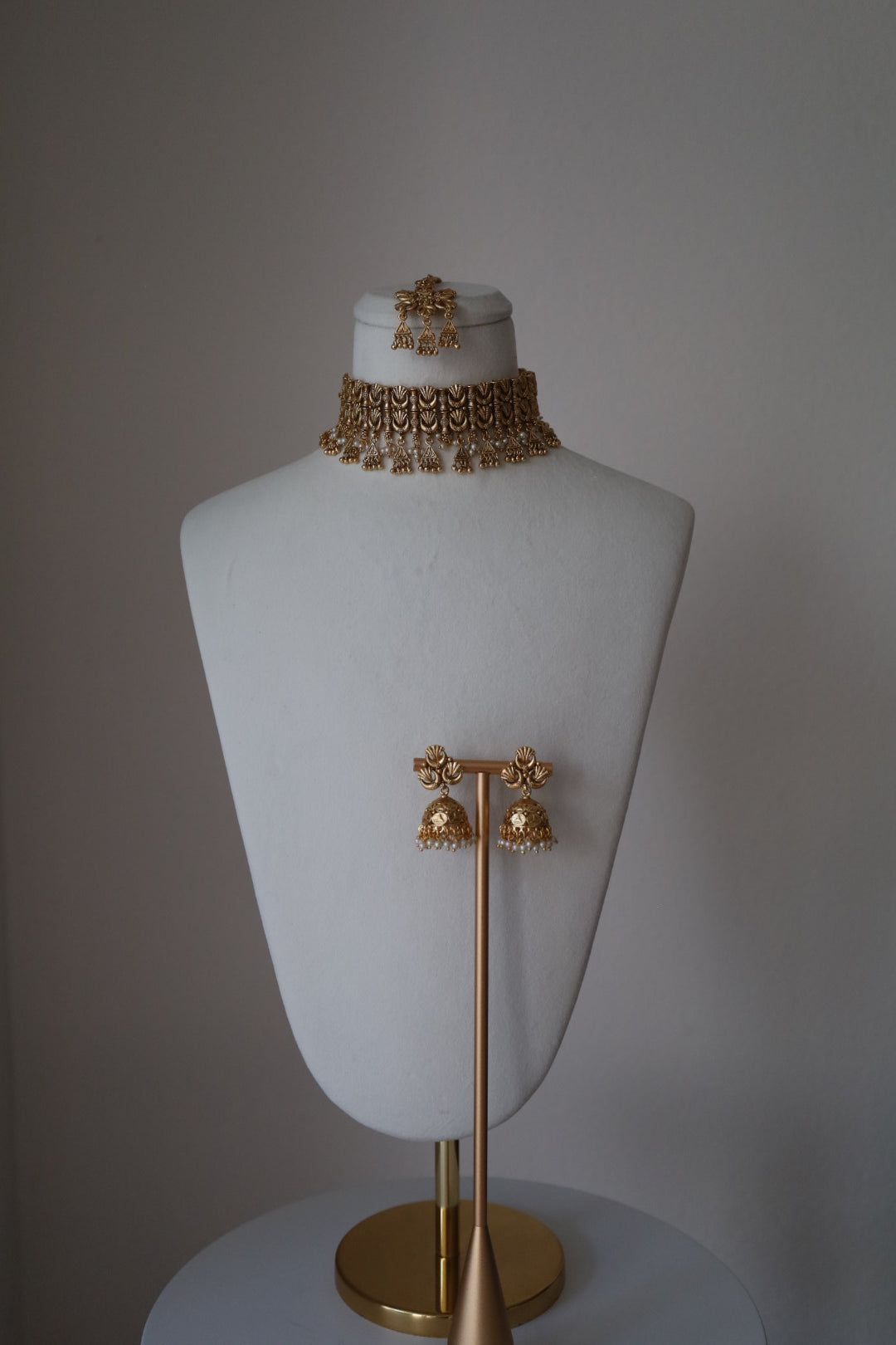 Kashmiri Choker & Rajwadi Necklace Style Combo