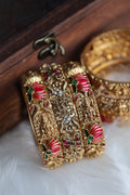 Traditional Lotus Bangle Set