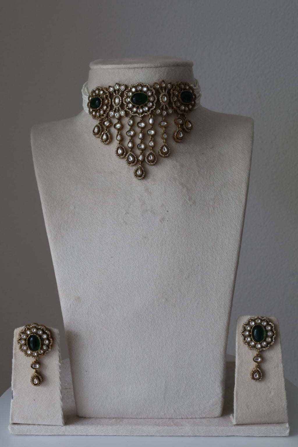 Emerald Royale Statement Choker Necklace