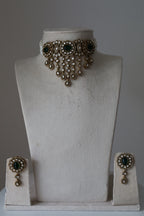 Emerald Royale Statement Choker Necklace