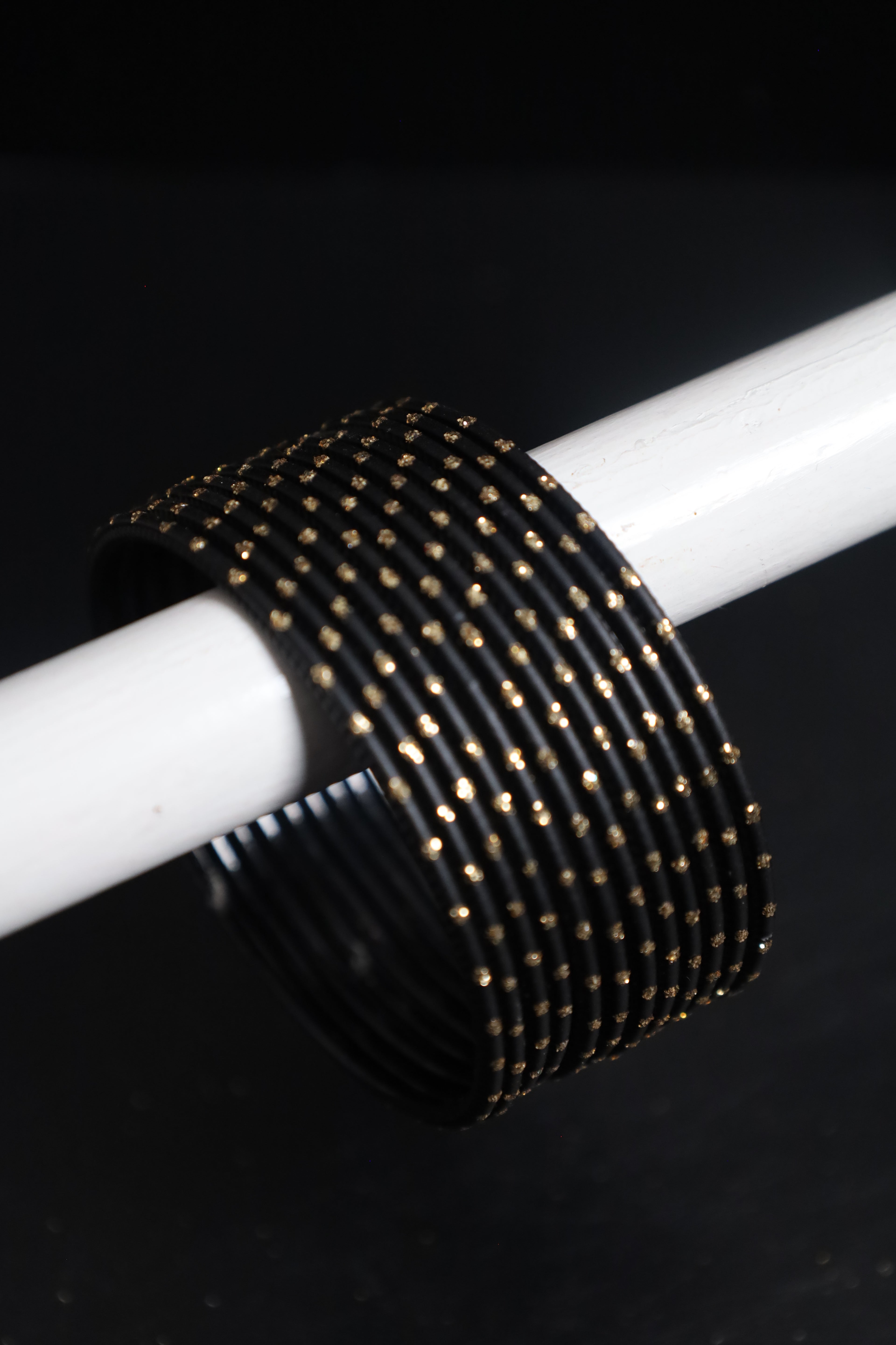 Gold Dot Bangles