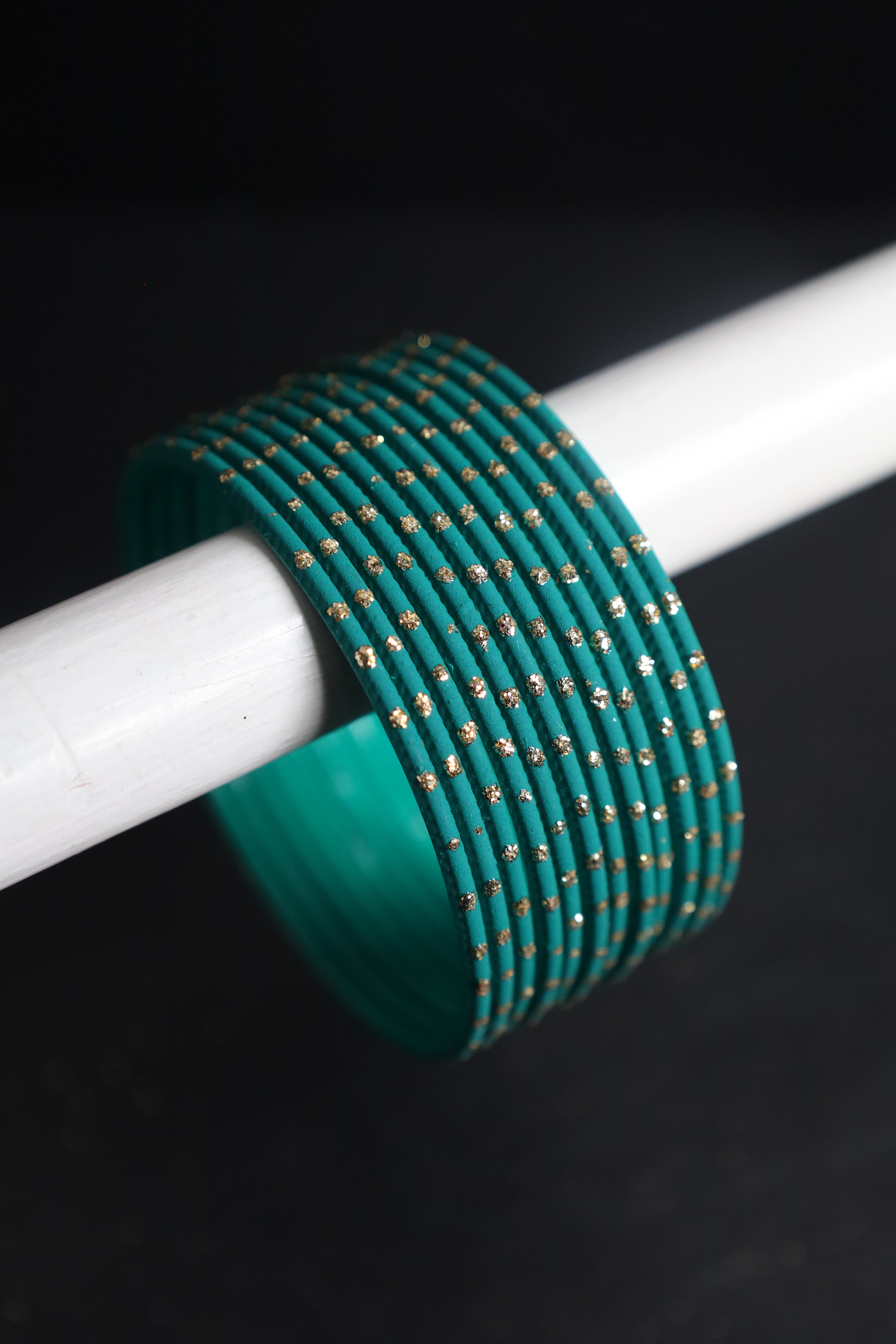 Gold Dot Bangles