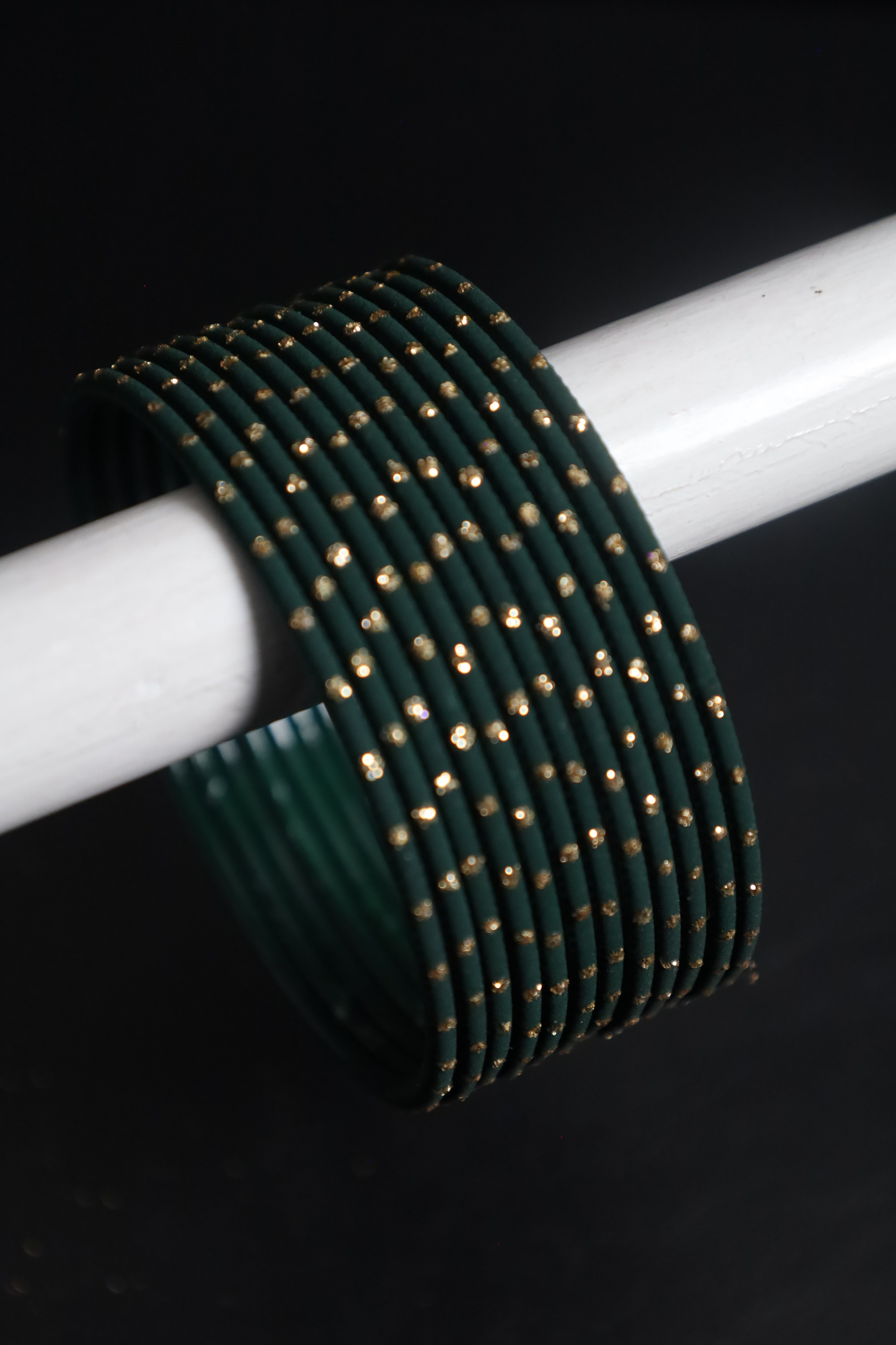 Gold Dot Bangles