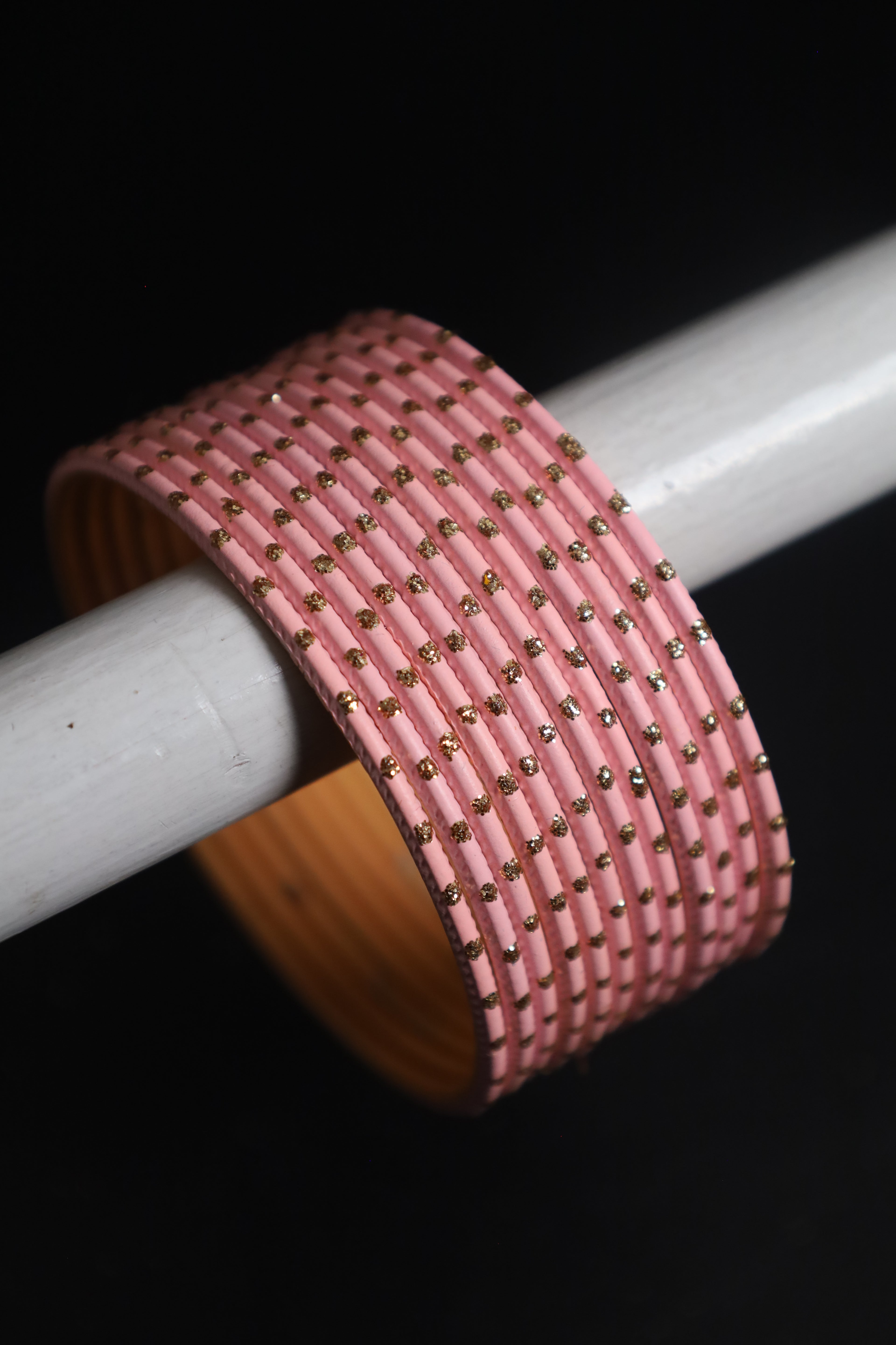 Gold Dot Bangles