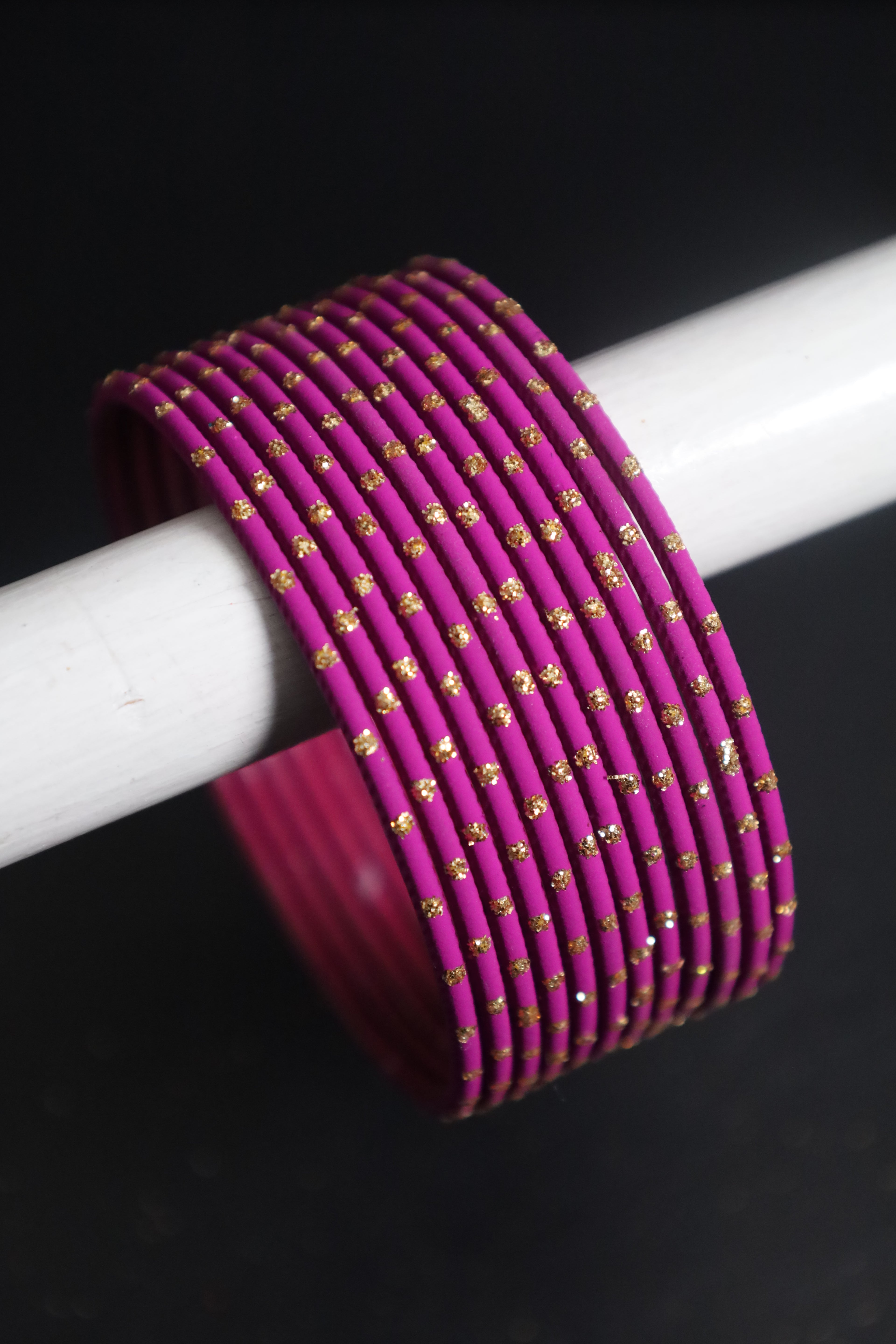 Gold Dot Bangles
