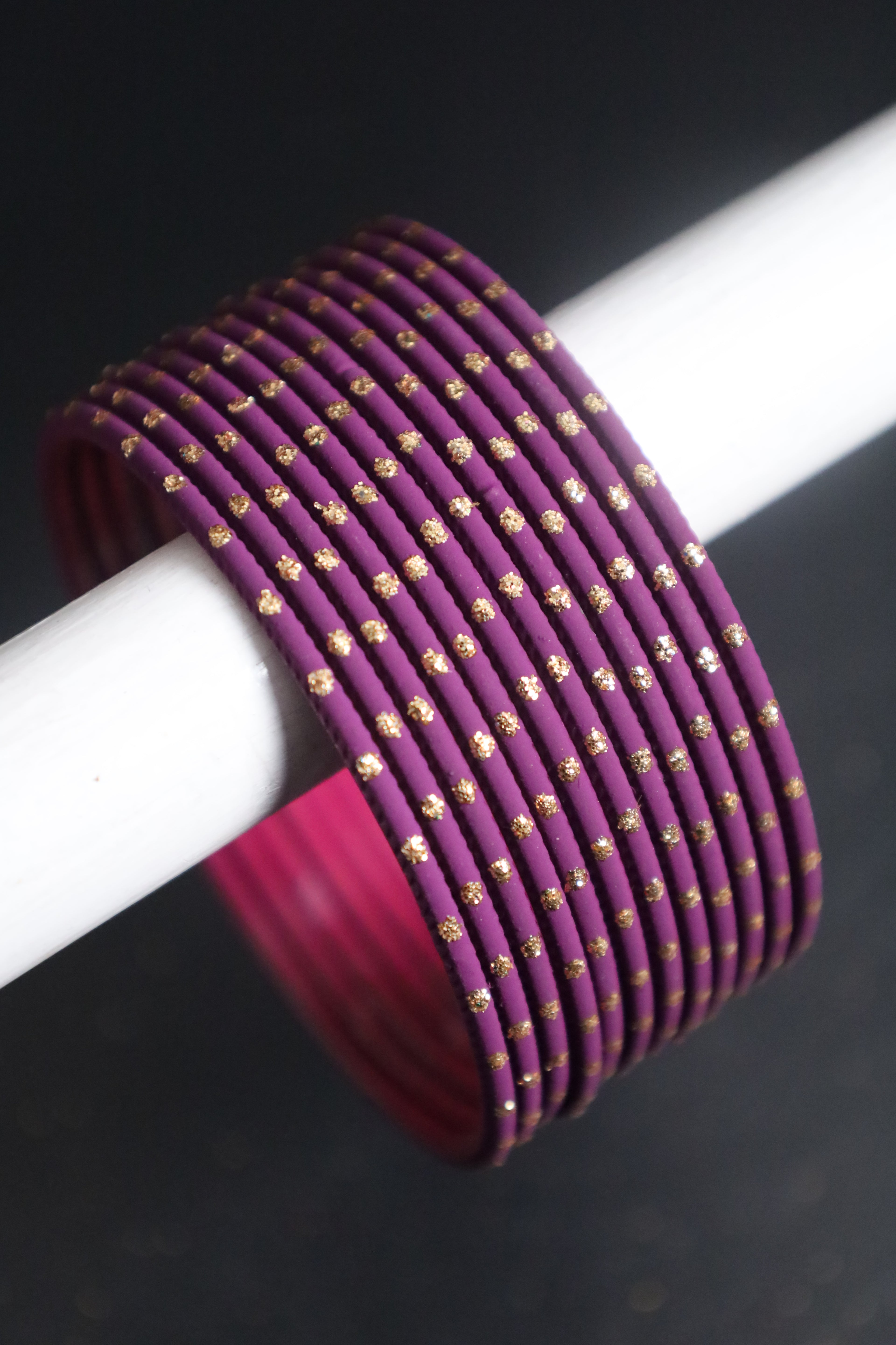 Gold Dot Bangles