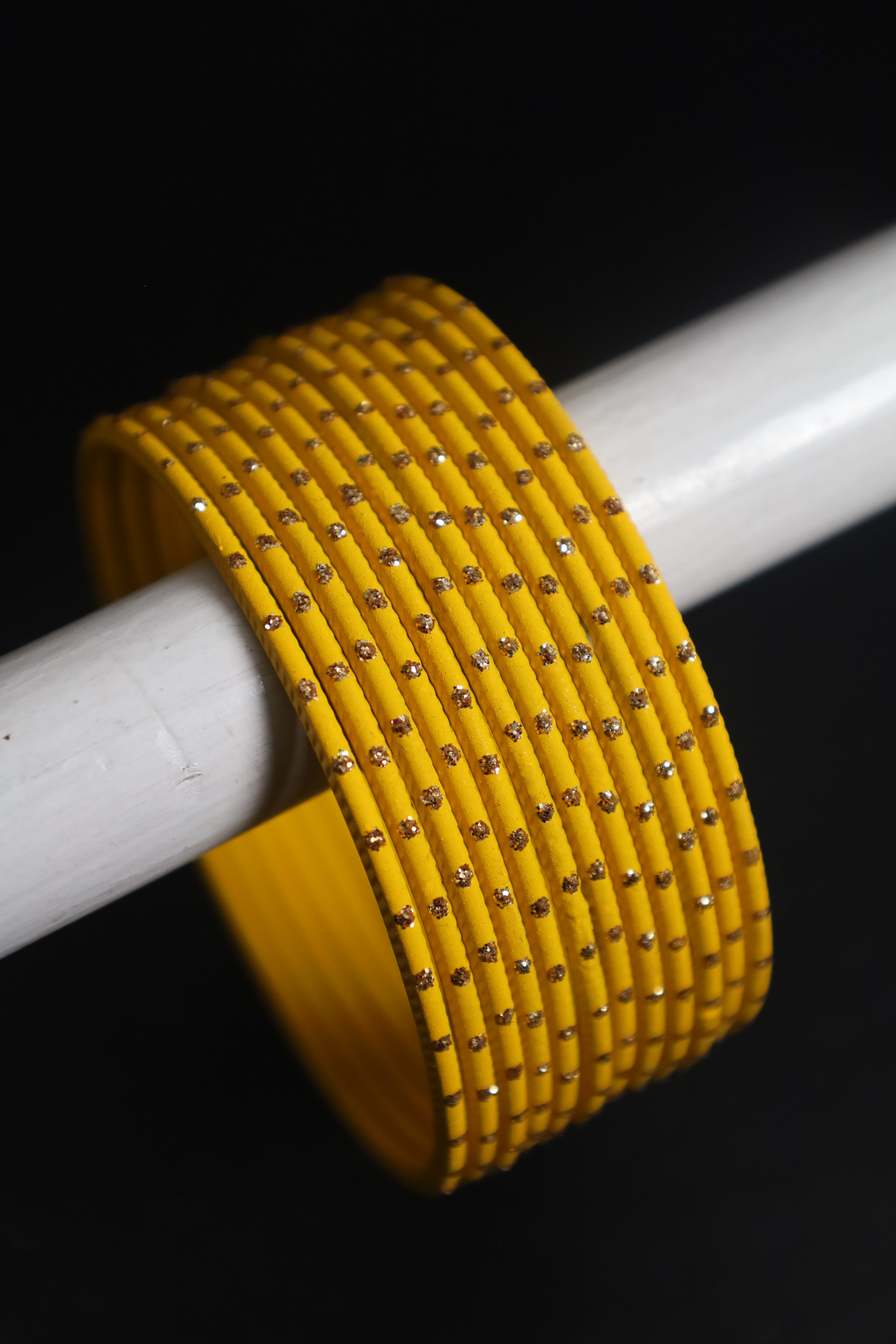 Gold Dot Bangles