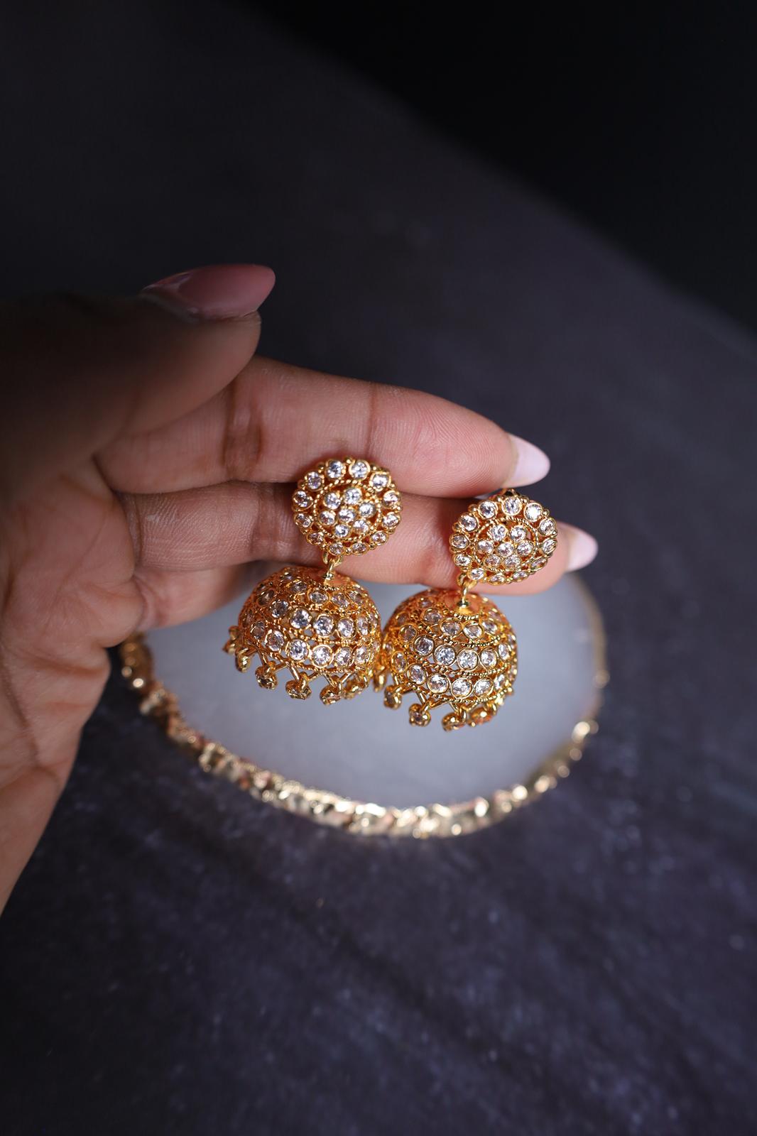 Heritage Stone Jumka Earrings