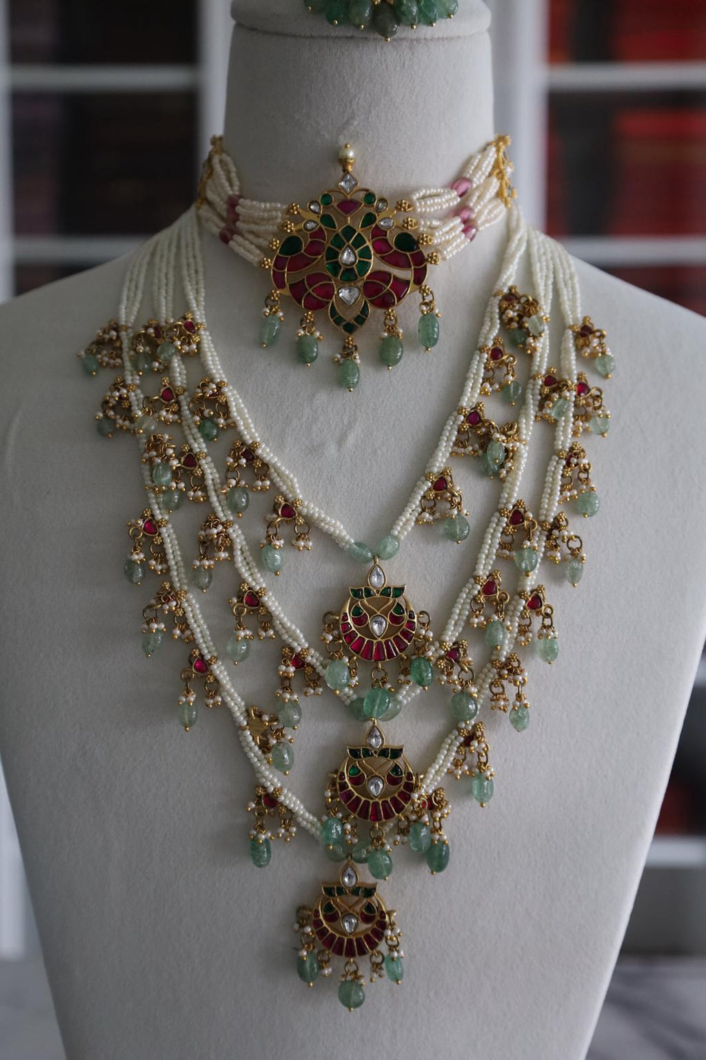 Jadau Kundan 3 Layer Kundan Set