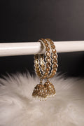 Kundan Gold Jumkah 2 Bangles