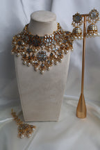 Luxury Gold Plated Mother of Pearl Jewellery Set