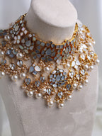Luxury Gold Plated Mother of Pearl Jewellery Set