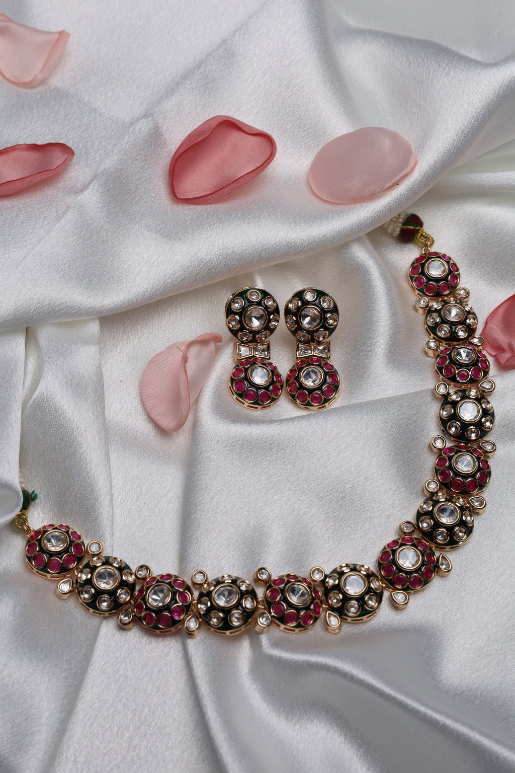 Moissanite Kundan Choker Set