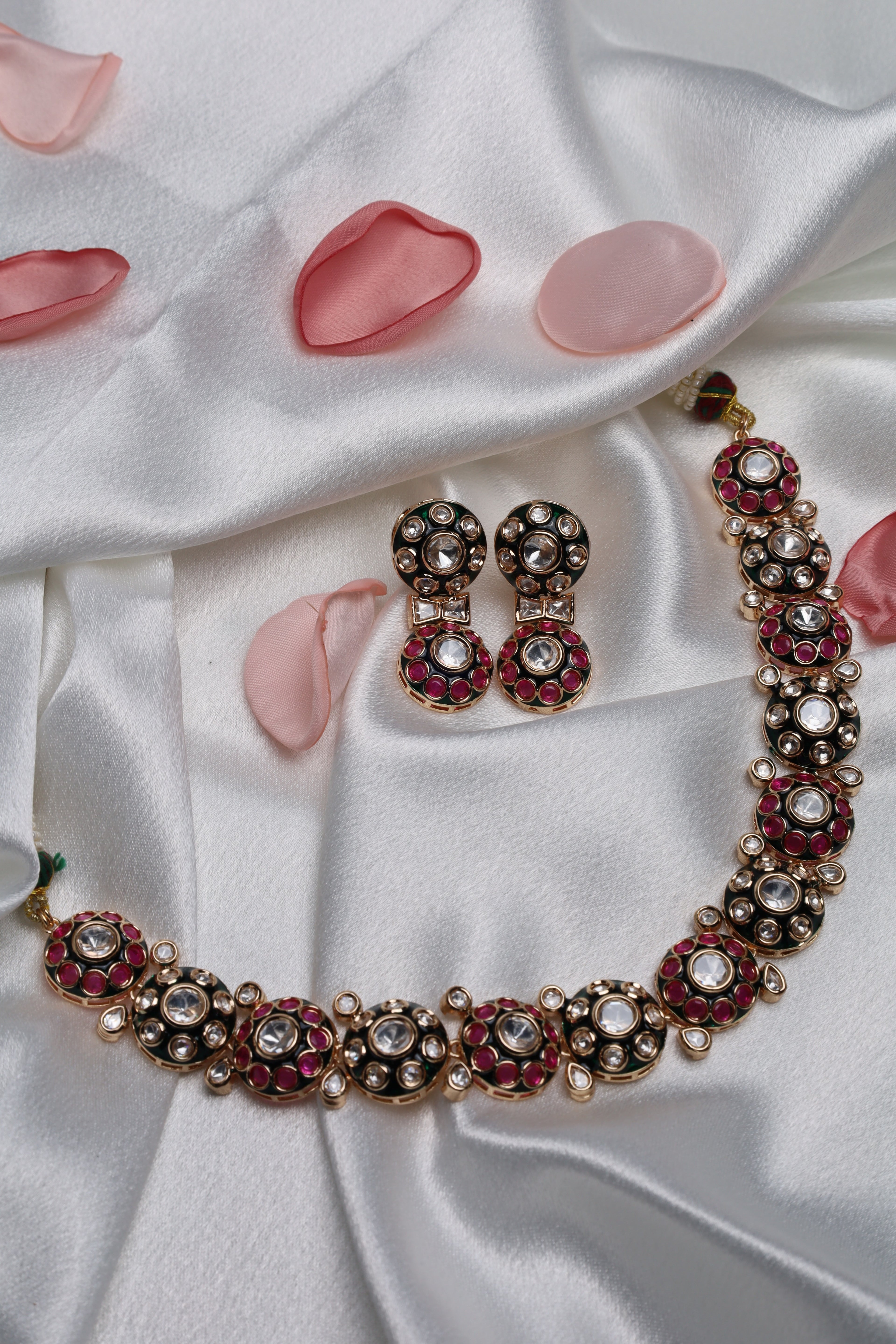 Moissanite Kundan Choker Set