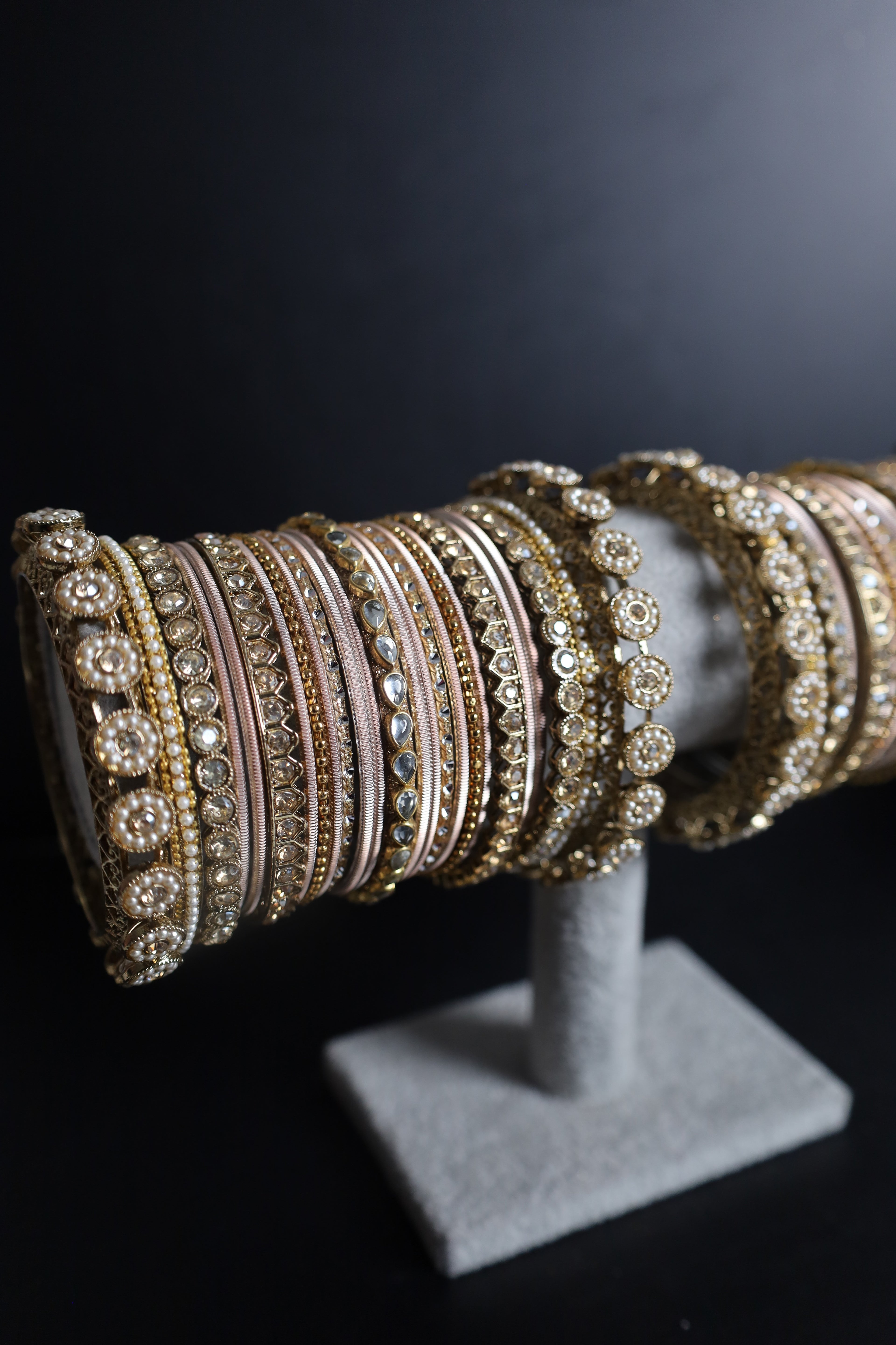 Verny Bangle Set Bronze