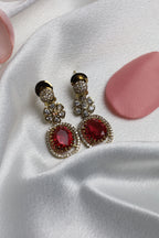 Victorian Red Stone Necklace
