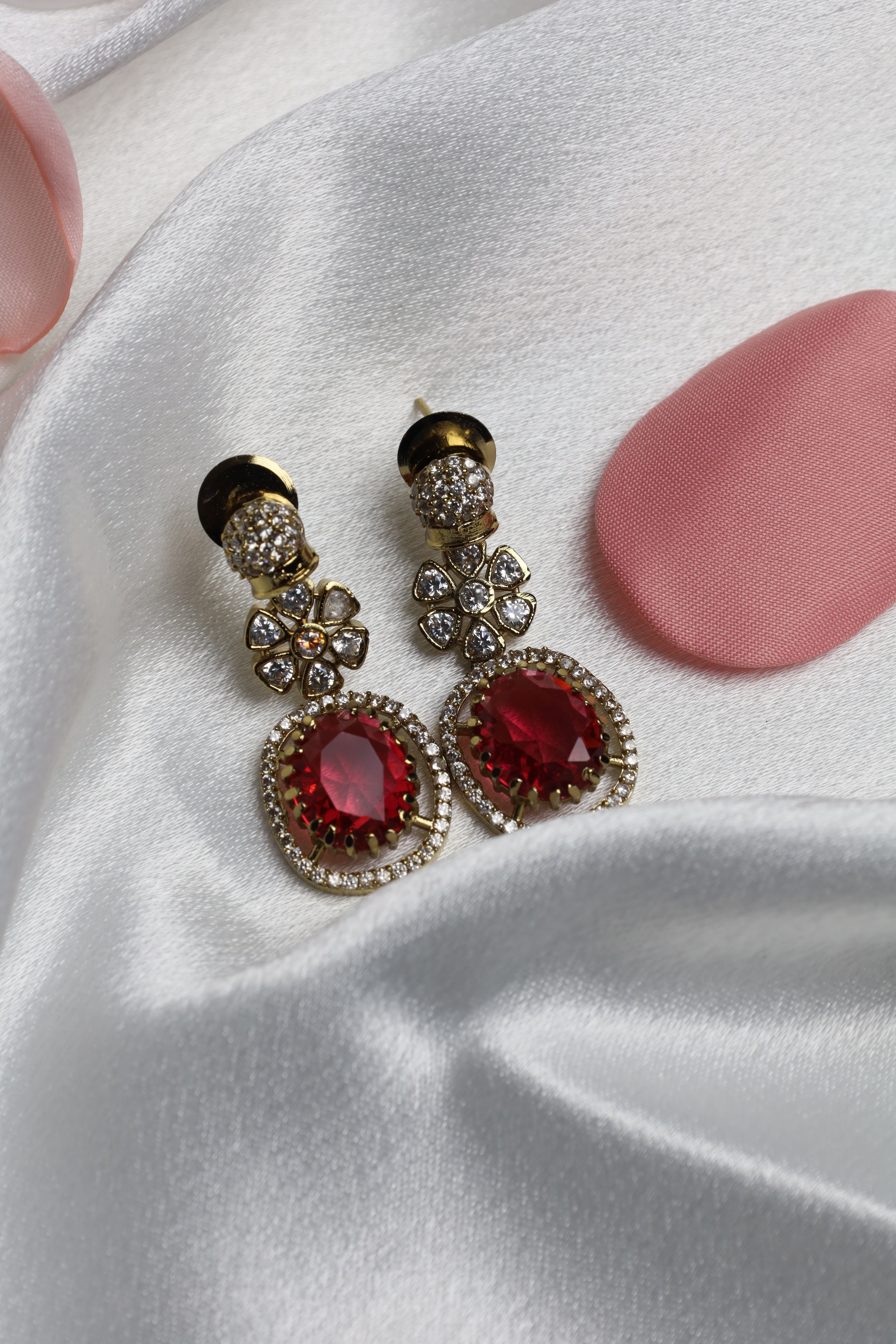 Victorian Red Stone Necklace